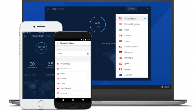 Hotspot Shield - Top VPN services 2019