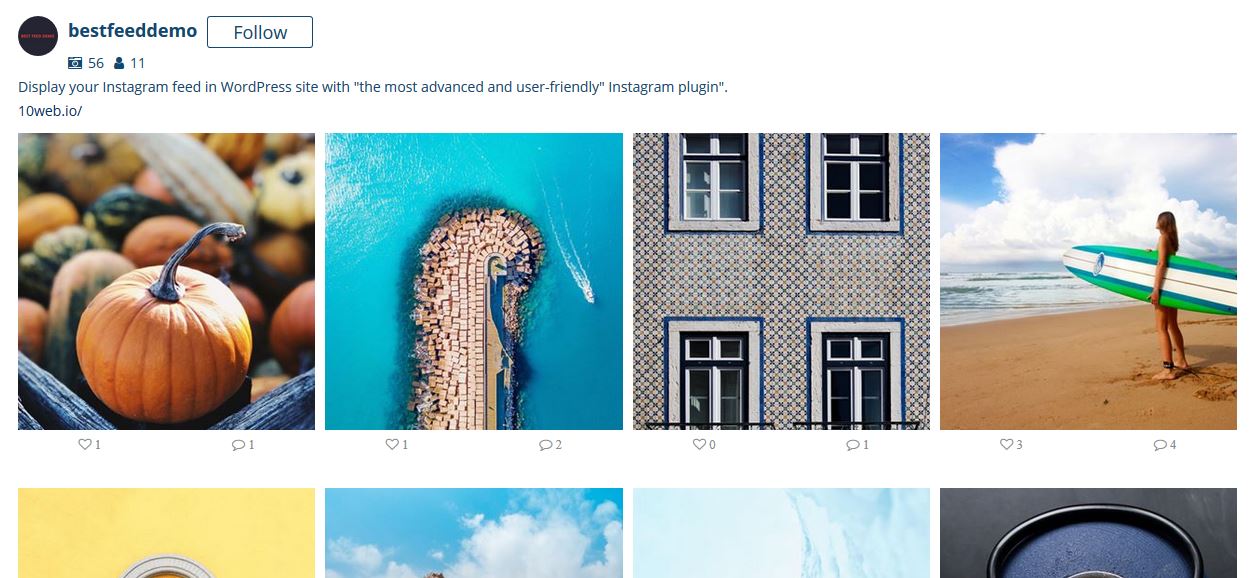 WD Instagram Feed - best of the best Instagram plugins