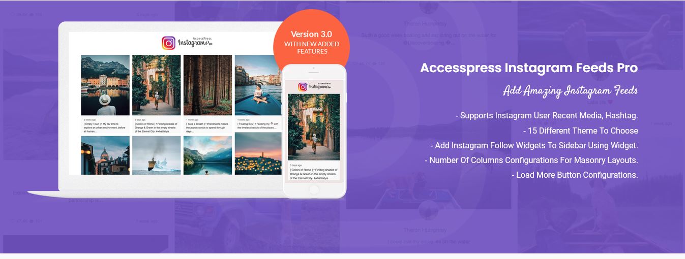 Accesspress pro - best of the best Instagram plugins