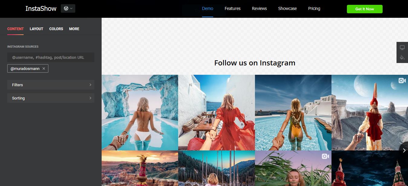 Instashow - best of the best Instagram plugins