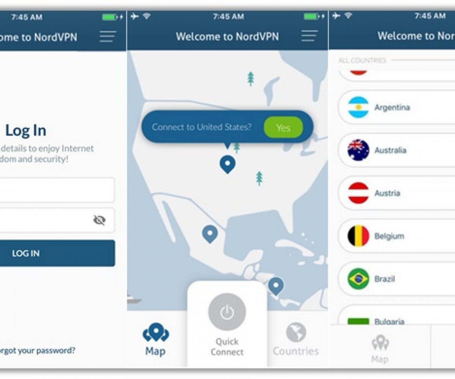 nordvpn ios app