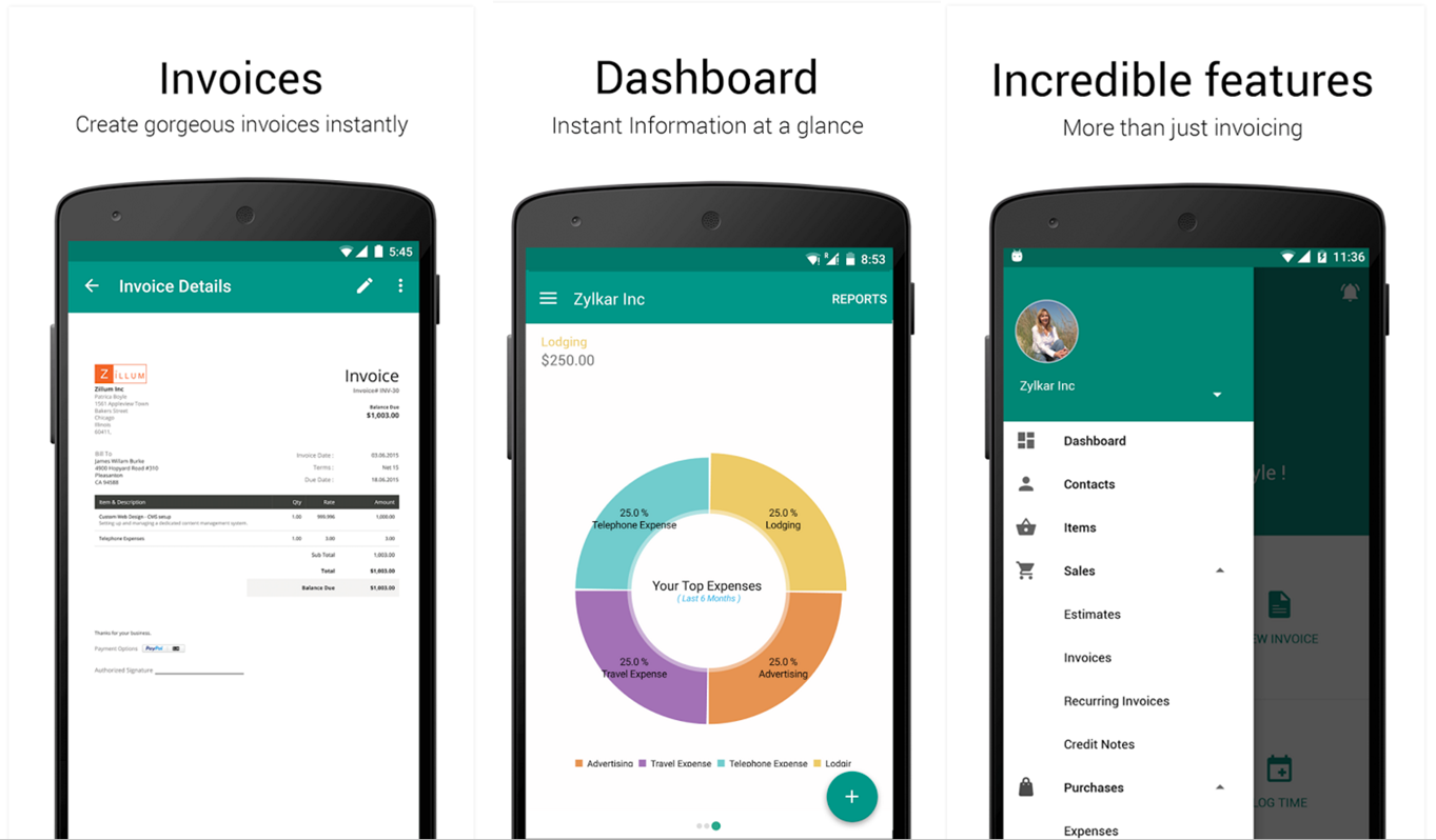 invoicing apps