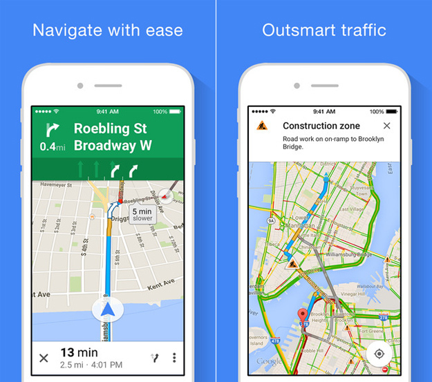 google maps app ios