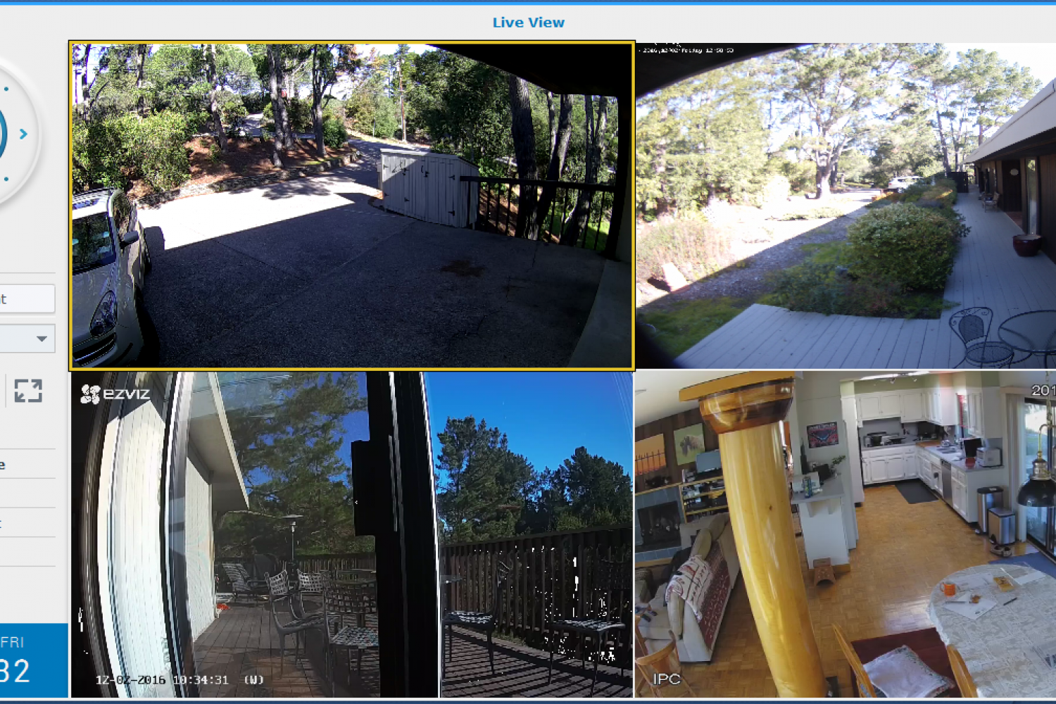 set up a home surveillance system