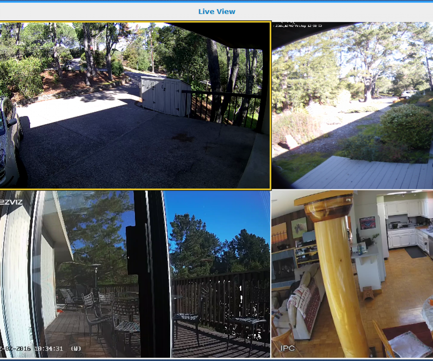 set up a home surveillance system