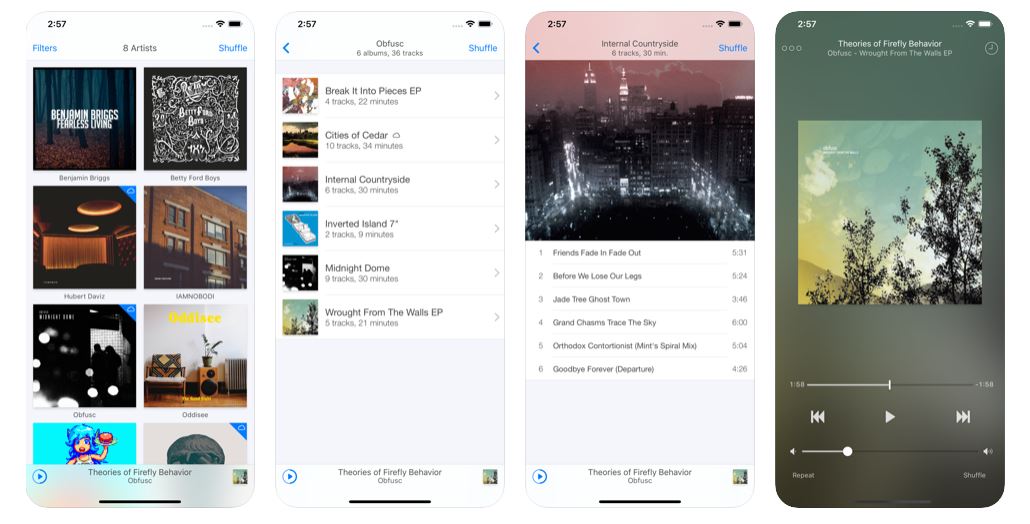 ecoute music player app