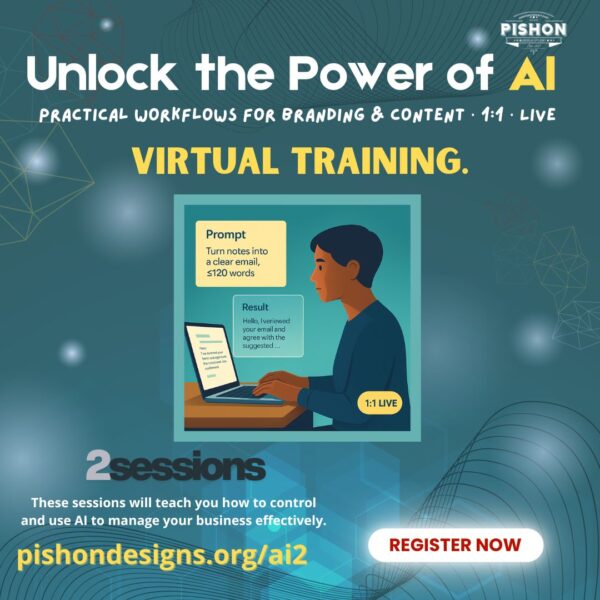 1 on 1 AI Virtual Training (2 Sessions)