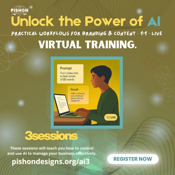 1 on 1 AI Virtual Training (3 Sessions)